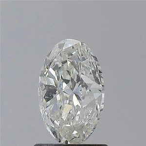 Oval Cut 1.29 CT Certificate AGI Natural Mined Diamond Loose H color SI1 clarity - Picture 1 of 2