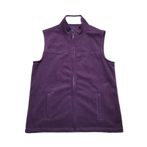 Outdoor Life M Men Vest Jacket Fleece Full Zip Pockets Minimal Comfort - Picture 1 of 14