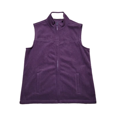 Outdoor Life M Men Vest Jacket Fleece Full Zip Pockets Minimal Comfort - Image 1 of 4