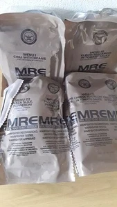 US MRE, 4 Stück plus Zugabe, komplett verschlossen, Date 03/2028 - Bild 1 von 3