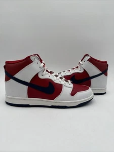 Nike Dunk High Rapid Varisty Red Blue White 2002 Size 11.5 Brand New 305287-141 - Picture 1 of 22