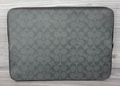Funda para portátil Coach en lona exclusiva negra 15"" Foto 1 de 4