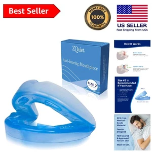 Weiches und bequemes Anti-Schnarch Mundstück - sofortige Linderung, blaue Farbe - Bild 1 von 11