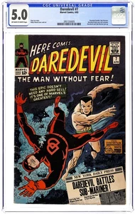 Daredevil #7 CGC 5.0 1965 3951330005 1st app. Daredevil's red costume - Picture 1 of 2