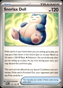 Pokemon - 4x Snorlax Puppe #175/182 - SV04: Paradox Rift Uncommon - Bild 1 von 2