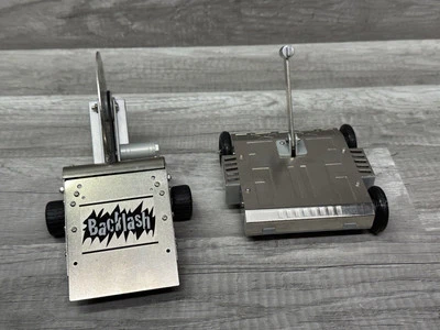 RARO De Colección 2001 Road Champs Backlash & Deadblow Metal Battle Bots Mecanismos Funciona Foto 1 de 4