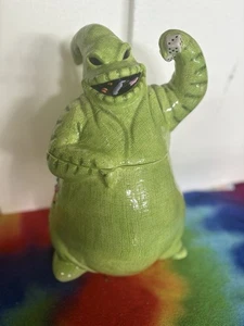 "Frasco de galletas Disney Touchstone Oogie Boogie años 90 Y2K Pesadilla antes de Navidad 14""" - Imagen 1 de 11