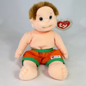 Ty Beanie Kids BUZZ Puppe Plüschtier Stofftier orange und grün TyGear Shorts 2000 - Bild 1 von 10