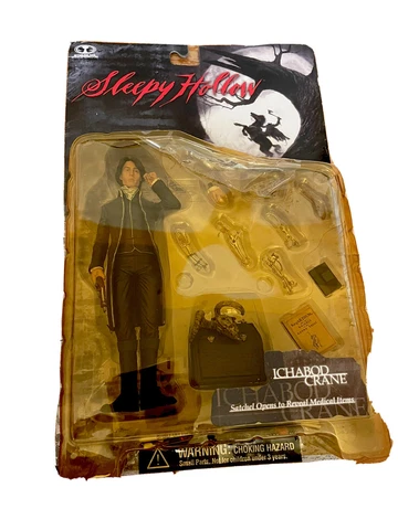 1999 MCFARLANE TOYS SLEEPY HOLLOW ICHABOD CRANE ACTION FIGURE- JOHNNY DEPP Cover
