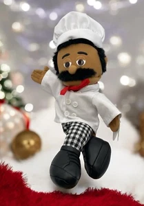 14 Zoll Chef Luigi • Dumme Puppen Bauchredner Handpuppe Ganzkörperpuppe mit Etikett. - Bild 1 von 15