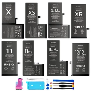 OEM Replacement Internal Battery For iPhone X XS Max XR 11 12 Pro Max Tool LOT - Picture 1 of 15