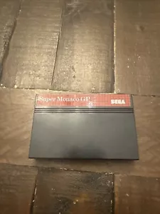 Super Monaco GP Sega Master System Game Cartridge - Picture 1 of 4
