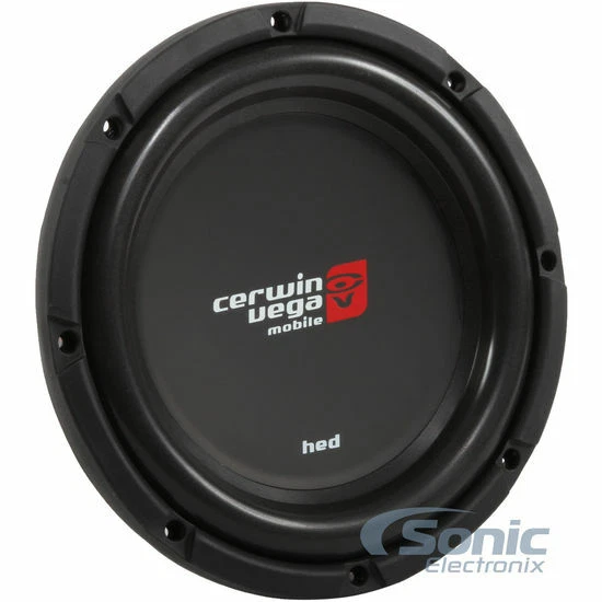 Subwoofer para automóvil Cerwin Vega HS102D 800W 10" HED Series doble 2 ohmios montaje poco profundo Foto 1 de 4