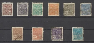 Brazil 1920, 1936, 1938 used stamps Economy & Culture - Picture 1 of 5