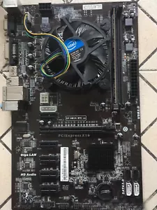 CF-H81A-BTC Motherboard LGA1150 DDR3 Intel H81 PRO Mining w/G1840 CPU/4G RAM US - Picture 1 of 5