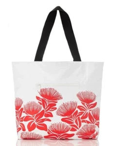Aloha Collection Ohia Lehua Day Tripper Tote Bag Crimson Big Island '23 Sold Out - Bild 1 von 15