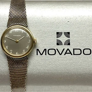 Movado Zenith 14K Gold Filled Womens Vintage Mechanical Watch NEEDS SERVICE - Picture 1 of 22