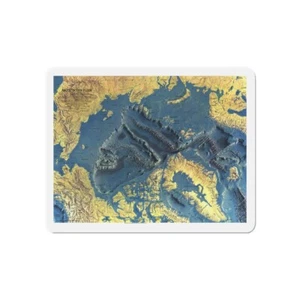 Arctic Ocean Floor (1971) (Map) Refrigerator Magnet - Imagen 1 de 16