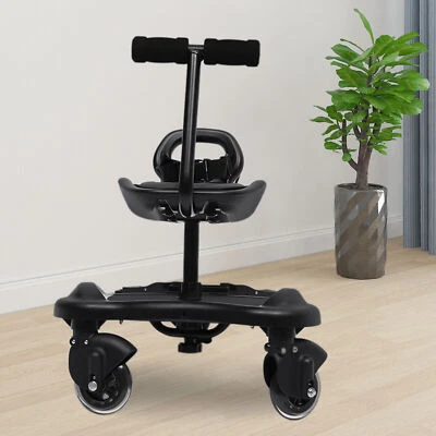 Asiento desmontable antideslizante con pedal de paseo con soporte para cochecito para niños Foto 1 de 4