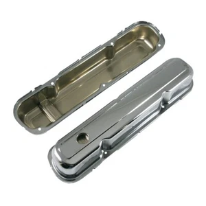 Cubiertas de válvula cromadas Mopar bloque pequeño - 273 318 340 360 Dodge Plymouth Chrysler - Imagen 1 de 1