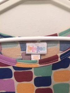 EUC Size XXS LuLaRoe T-Shirt Tunic Dress S/Sleeve Knee Length Front Maxi Back  - Picture 1 of 8