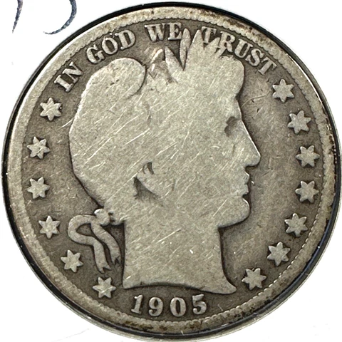1905-S 50C Barber Half Dollar (74769) Cover