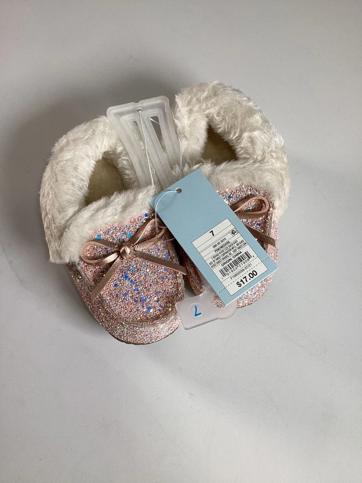 Zapatillas Baby Cat And Jack Rosa Brillo NUEVAS Foto 1 de 4