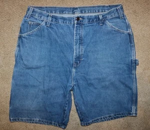Vintage Y2K Dickies Zimmermann Jeans Shorts Größe 40 entspannte Arbeitskleidung blau Denim - Bild 1 von 3