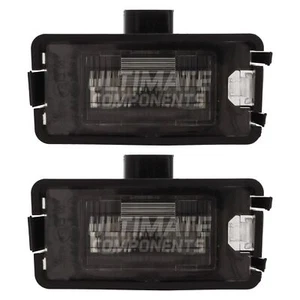 Seat Leon Mk1 Hatchback 2000-10/2005 Rear Number Plate Lights Lamps 1 Pair - Picture 1 of 12