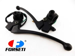 HONDA XL185/S 79-84 BLACK FORSETI FRONT BRAKE & CLUTCH LEVER BRACKET ASSEMBLY - Picture 1 of 4