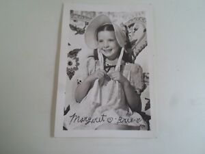 Vintage MARGARET O'BRIEN Photograph With Printed Signature §B2302