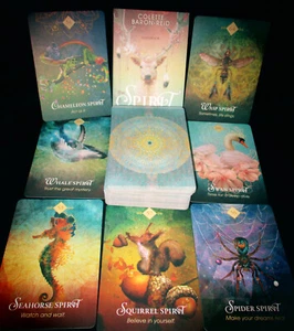 SEALED NEW! SPIRIT ANIMAL ORACLE CARDS & BOOK SET FOR GUIDANCE & WISDOM - Imagen 1 de 13