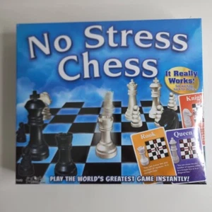 *NEW* No Stress Chess Board Game New Winning Moves Games  - Picture 1 of 2