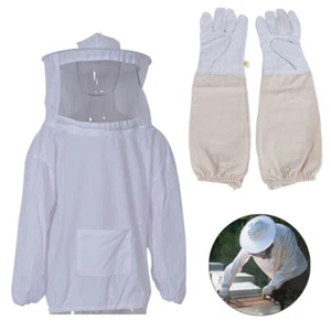 Beekeepers Schutzanzug Imkerjacke Mit Hut Schleier ImkerJacke Imkerei Handschuhe - Bild 1 von 12