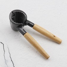 Nussknacker aus Aluminiumlegierung + Holz mit Holzgriffen Nussknacker Sektzange