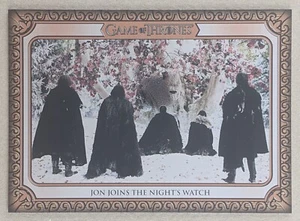 2019 Rittenhouse Game of Thrones Inflexions #12 Jon Joins The Night's Watch - Picture 1 of 2