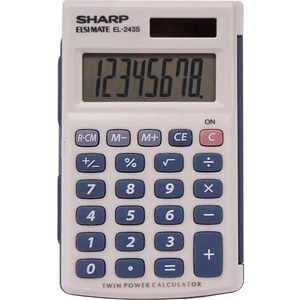Sharp Calculators EL-243SB 8-Digit Pocket Calculator - Picture 1 of 1