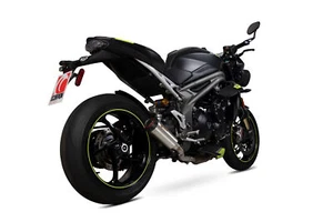 Speed Triple R S RS 18-20 Scorpion Exhaust Red Power BSS Slip-on PTR88SESEO - Picture 1 of 14