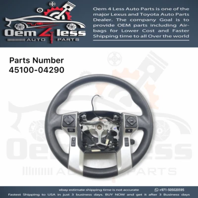 Volante Toyota Tundra 2014, 2015, 2016, 2017 2018 a 2021 OEM 45100-04290 Foto 1 de 4