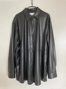 Velvet by Graham &n Spencer, Kunstlederjacke in XL, schwarz, soft, ungefüttert - Bild 1 von 6