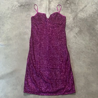 Vestido Walter Baker Mujer Talla 6 Madena Mag Rus Se Tirantes Lentejuelas Foto 1 de 4