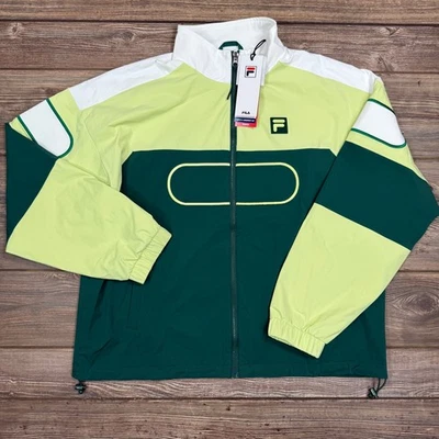 Chaqueta FILA Ace Podium Para Hombre Mediana Cremallera Completa Bloque de Color Tenis Ligera Foto 1 de 4