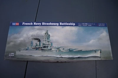 HOBBY BOSS 86507 1/350 French Navy Strasbourg Battleship * - Photo 1/4