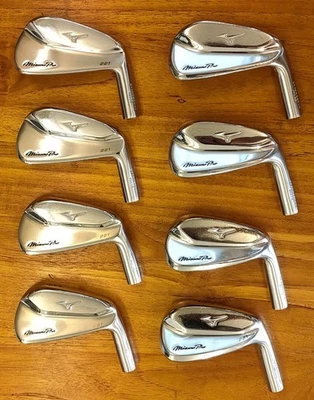 MIZUNO PRO 221 FORGED 3-9I,Pw Set of 8 Iron Heads Only - Image 1 of 4