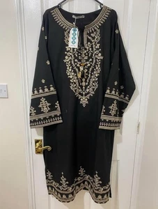 Edenrobe Pakistani Womens Kurta & Trouser Size XXL New Tags - Picture 1 of 1