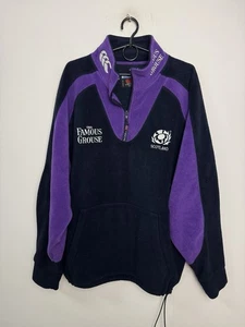 SCHOTTISCHE NATIONALMANNSCHAFT RUGBY UNION LANGARM FLEECE CANTERBURY L BERÜHMTES AUERHUHN - Bild 1 von 6