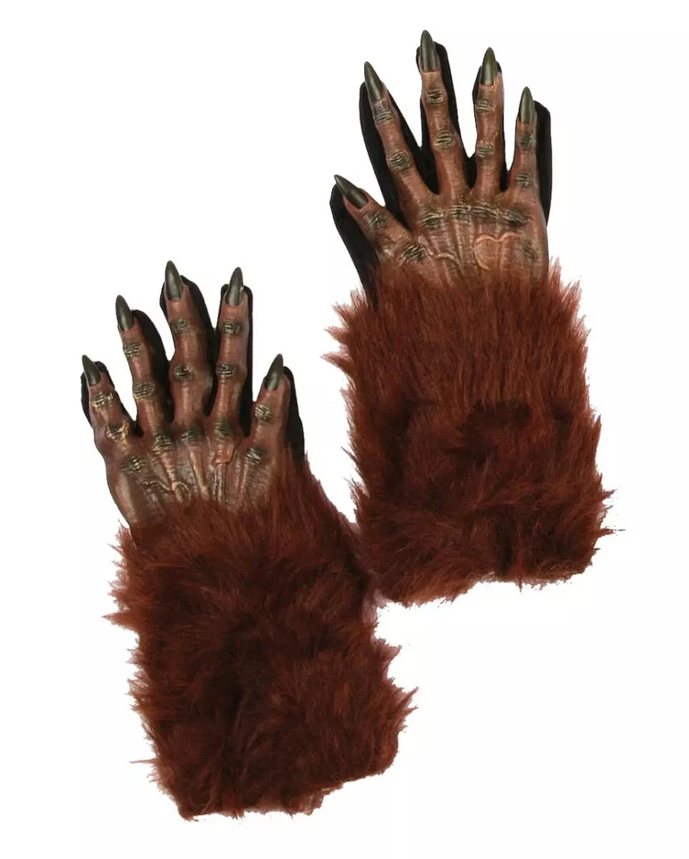 Braune Werwolf Handschuhe - Bild 1 von 1
