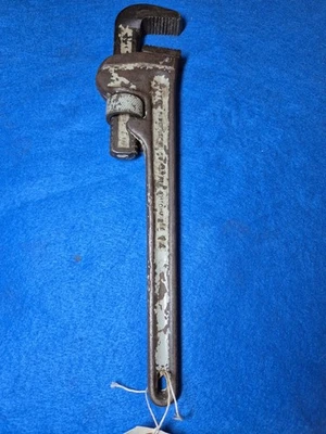 Chave de tubo vintage Ridgid 14" resistente. The Ridgid tool Co. Elyria Ohio EUA - Imagem 1 de 4