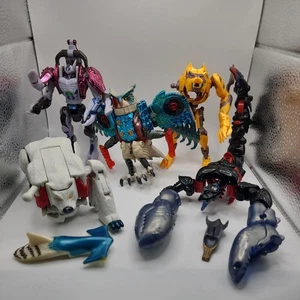 TRANSFORMERS BEAST WARS LOT INCOMPLETE PARTS PIECES TRANSMETALS 90s VINTAGE - Picture 1 of 24