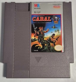 NES Cabal (Nintendo Entertainment System, 1990) Untested